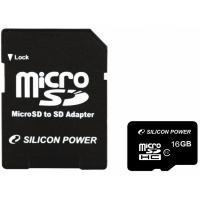 Карта пам'яті Silicon Power 16Gb MicroSD class 10 Фото