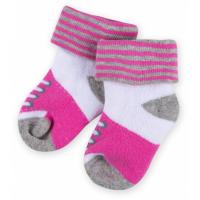 Шкарпетки дитячі Luvena Fortuna с рисунком розовые Фото