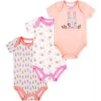 Боди детское Luvena Fortuna 3 шт с короткими рукавами для девочек Фото