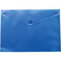 Папка - конверт Buromax А5, with a button, blue Фото