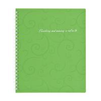 Блокнот Buromax spiral side, В5, 80sheets, Barocco, square, green Фото