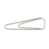 Скрепки канцелярские Buromax 31мм, nickel-plated, 100шт Фото