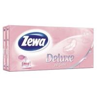 Серветки косметичні Zewa Deluxe perfume 3 шари 10 шт х 10 пачок Фото