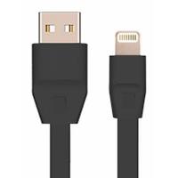 Дата кабель Drobak USB 2.0 - Lightning 2А (DR-1624) плоский (Black) 1 Фото