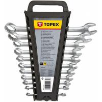 Набір інструментів Topex ключей комбинированных 6-22 мм, 12 шт. Фото