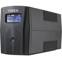 Пристрій безперебійного живлення Vinga LCD 600VA plastic case with USB Фото