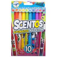 Набір для творчості Scentos ароматные маркери для рисования Тонкая линия 10 цв Фото