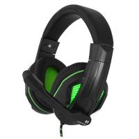 Наушники Gemix N2 LED Black-Green Gaming Фото
