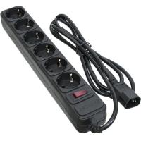 Мережевий фільтр живлення Patron 2 m3*1mm2 (SP-1065U) 6 розеток BLACK Фото