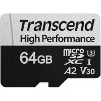 Карта памяти Transcend 64GB microSD class 10 UHS-I U3 A2 Фото