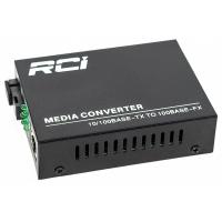 Медіаконвертер RCI 100M, 20km, SC, RJ45, Tx 1310nm, standart size met Фото