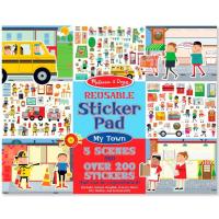 Набор для творчества Melissa&Doug Набор многоразовых наклеек Мой город Фото