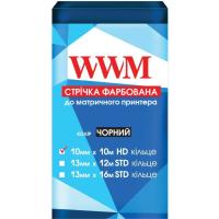 Стрічка до принтерів WWM 10мм х 10м HD (К.) Black Фото