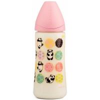 Пляшечка для годування Suavinex Истории панды 360 мл розовая Фото
