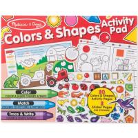 Набор для творчества Melissa&Doug Альбом раскрасок-наклеек Цвета и фигуры Фото