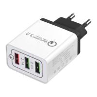 Зарядний пристрій XoKo QC-300 3 USB Qualcom 3.0 4.8A Black Фото