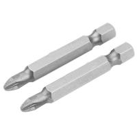 Набір біт Tolsen S2A хрестові PZ 3х50 мм, 2 шт Фото