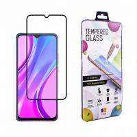 Стекло защитное Drobak Xiaomi Redmi 9 Full Cover Full Glue (Black) (22223 Фото