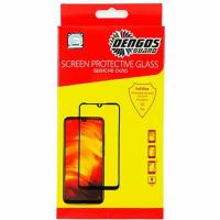 Стекло защитное Dengos Full Glue Vivo X50, black frame Фото