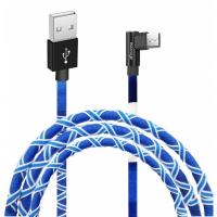 Дата кабель Grand-X USB 2.0 AM to Micro 5P 1.0m White/Blue Фото