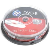 Диск DVD HP DVD-R 4.7GB 16X 10шт Фото