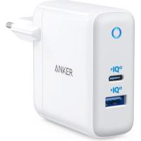 Зарядний пристрій Anker PowerPort+ Atom III 45W USB-C+15W USB-A (White) Фото