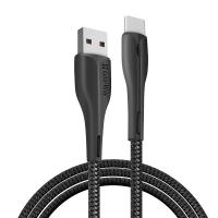 Дата кабель ColorWay USB 2.0 AM to Type-C 1.0m led black Фото