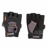 Перчатки для фитнеса Power System Power Plus PS-2500 Black/Grey XS Фото