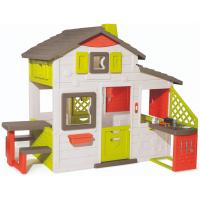 Игровой домик Smoby с летней кухней дверным звонком и столиком Фото