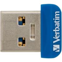 USB флеш накопитель Verbatim 64GB Store 'n' Stay NANO Blue USB 3.2 Фото