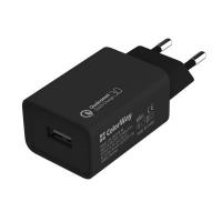 Зарядний пристрій ColorWay 1USB Quick Charge 3.0 (18W) black Фото