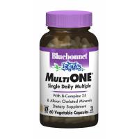 Мультивітамін Bluebonnet Nutrition Мультивитамины с железом, MultiONE, 60 гелевых ка Фото