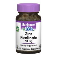 Мінерали Bluebonnet Nutrition Цинк Пиколинат 50мг, 50 гелевих капсул Фото