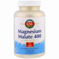 Мінерали KAL Магній Малат, Magnesium Malate, 400 мг, 90 таблето Фото
