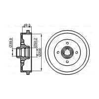 Тормозной барабан Bosch 0 986 477 041 Фото