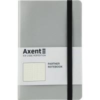 Книга записная Axent Partner Soft 125х195 мм в точку 96 листов Серебрис Фото