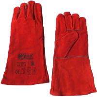 Защитные перчатки Werk замшеві (червоні) Фото