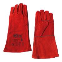 Защитные перчатки Werk замшевые (красные) Фото