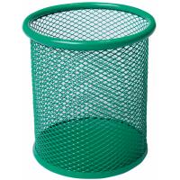 Подставка для ручек Buromax круглая, металлическая, зеленый Фото