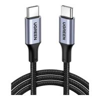 Дата кабель Ugreen USB-C to USB-C 1.0m US316 100W 5A Alum. (Black) Фото