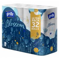 Туалетний папір Grite Blossom 3 шари 32 рулони Фото