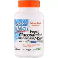 Вітамінно-мінеральний комплекс Doctor's Best Вегетарианский Глюкозамин Хондроитин и МСМ, Glucos Фото