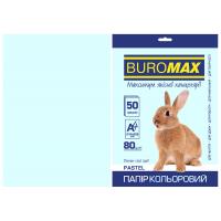 Бумага Buromax А4, 80g, PASTEL blue, 50sh Фото