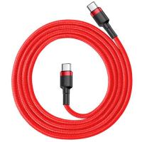 Дата кабель Baseus USB-C to USB-C 1.0m USB 3.1 3A red Фото