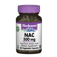 Аминокислота Bluebonnet Nutrition NAC (N-Ацетил-L-Цистеин) 500мг, 60 гелевих капсул Фото
