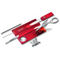 Мультитул Victorinox SwissCard Lite Transparent Red Blister Фото