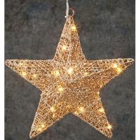 Гирлянда Luca Lighting Звезда 30 см 30 LED Шампань Фото