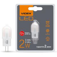 Лампочка Videx G4C 12V 2W G4 4100K Фото