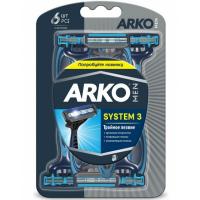 Бритва ARKO T3 System тройное лезвие 6 шт. Фото