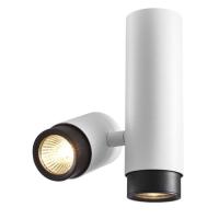 Светильник точечный Videx под лампу GU10 SPF07 накладной двойной поворотный Фото